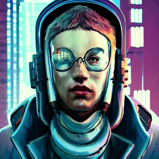 concept art of cyberpunk scientist by jama jurabaev, | Stable Diffusion ...