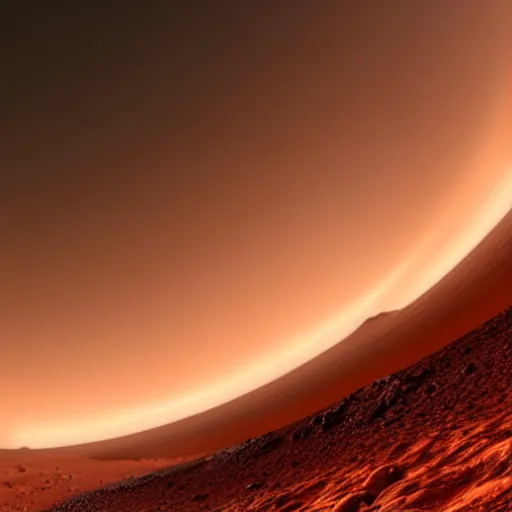 Image similar to beautiful sunrise on mars