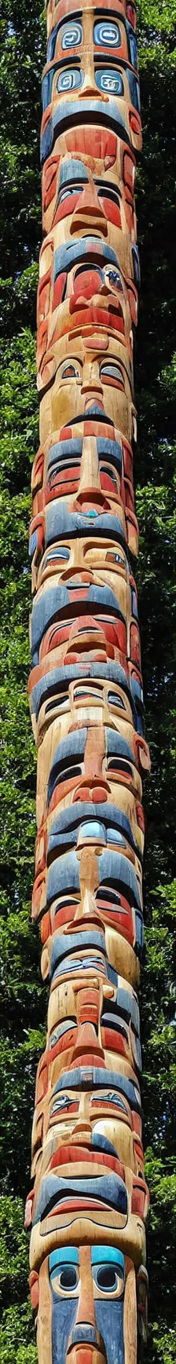 Image similar to totem pole