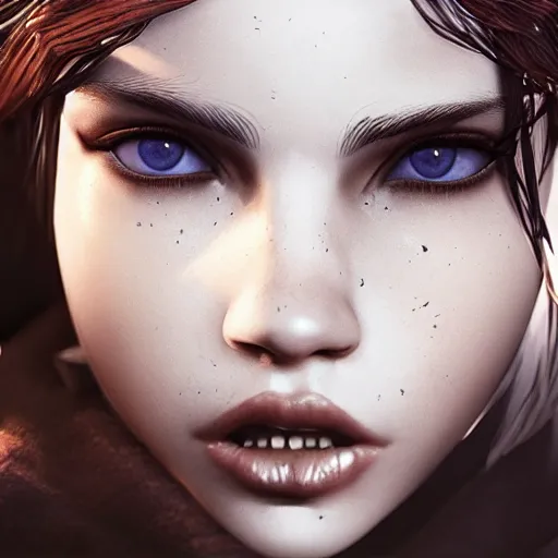 Image similar to Barbara Palvin as a Vampire Hunter, digital art, highly detailed, award winning, concept art, intricate, sharp focus, Trending on Artstation HQ, unreal engine 5, 4K UHD image