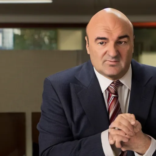 Prompt: Kevin O'Leary in Madmen