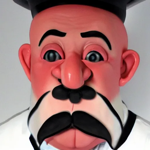 Image similar to police mugshots of mr monopoly, hyperrealistic, photo,