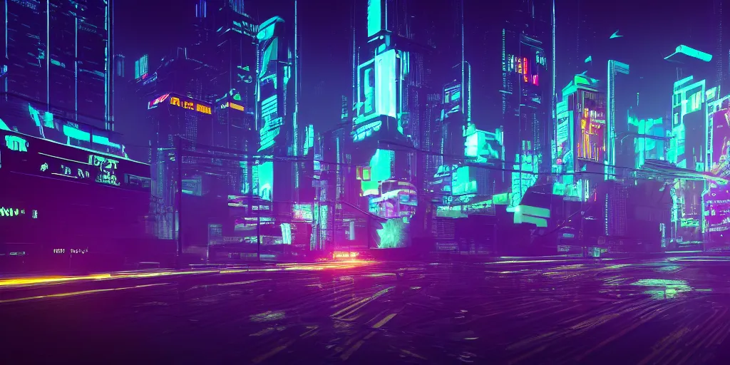 Image similar to digital neon silhouette cyberpunk city, ray tracing, refractive, award winning, trending on artstation, digital art. highly detailed 8 k. intricate. lifelike. soft light. nikon d 8 5 0.