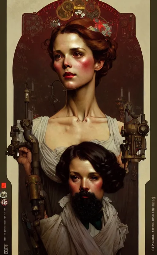 Image similar to karl marx 9 9 9 gorgeous lighting by weta studio, mucha, bautista and norman rockwell and greg rutkowski and tom bagshaw and james gurney and lucasfilm