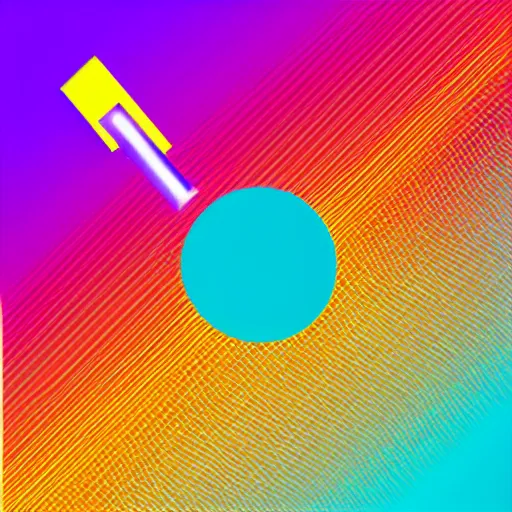 Prompt: electric bolt design, minimalist, cute, 4K HD, vector art, yellow and cyan color palette, gradient