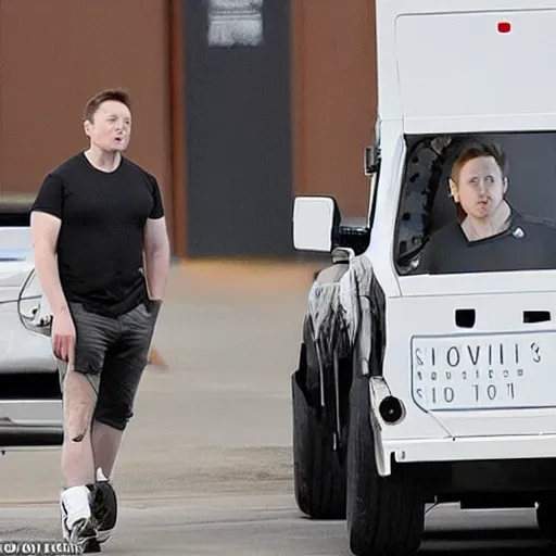 Prompt: Elon Musk was so shocked when he was shown working at secret on the genetically modified catgirl