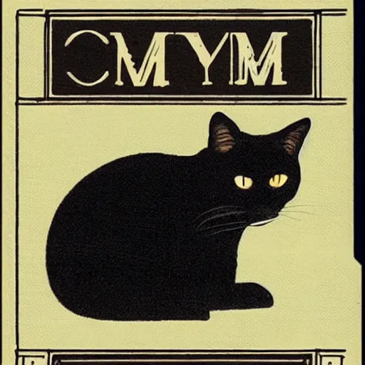 Prompt: cyrillic text siamese cat kremlin style of “ chris ware ” acme novelty library