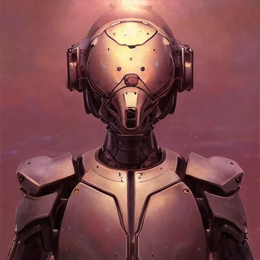 Image similar to exoskeleton suit mech armor hd, realistic anthropomorphic shiba inu, fantasy science fiction, glowing electric aura, by donato giancola and greg rutkowski and wayne barlow and zdzisław beksinski, realistic face, visible face, digital art, artstation, symmetry