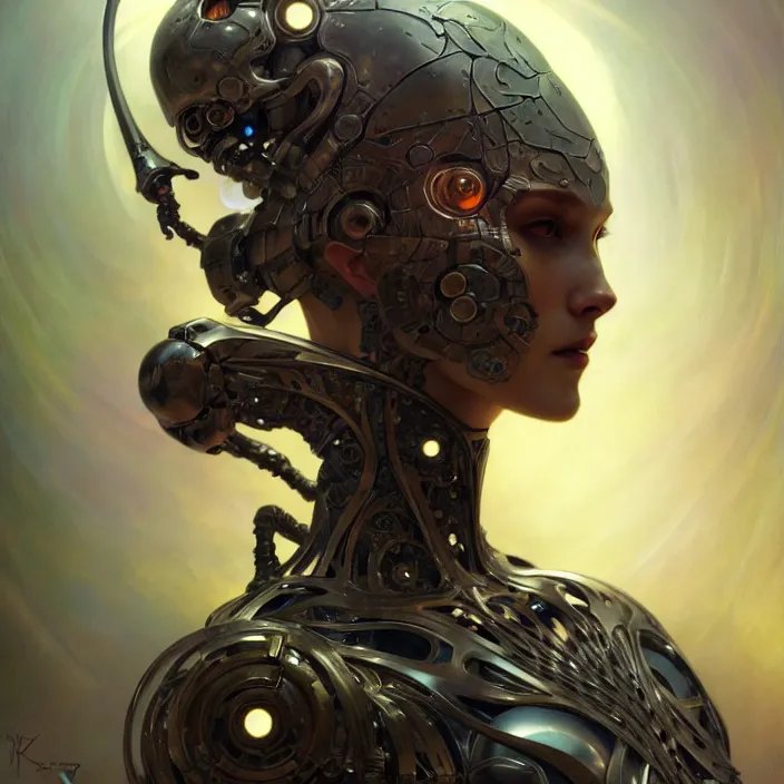 Organic Cyborg Berserker Diffuse Lighting Fantasy Stable 