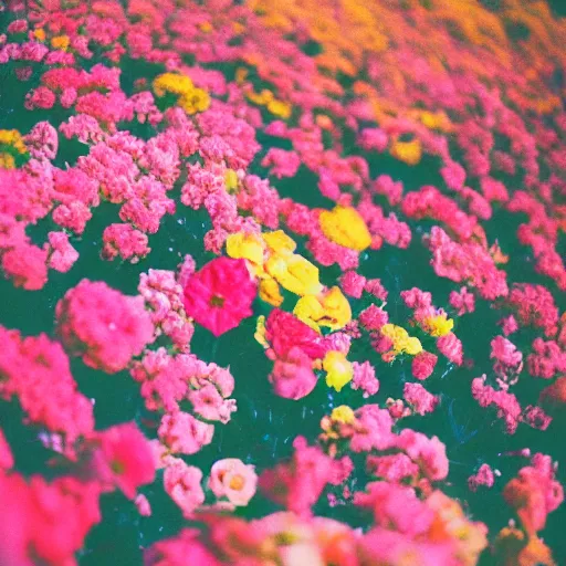 Image similar to colorful flowers film photography