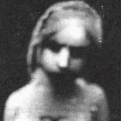 Image similar to pareidolia mysterious dark figure beautiful old photo