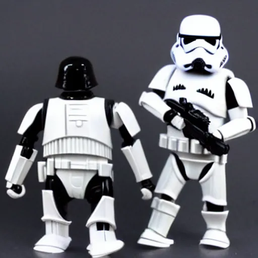 Image similar to storm trooper robocop war