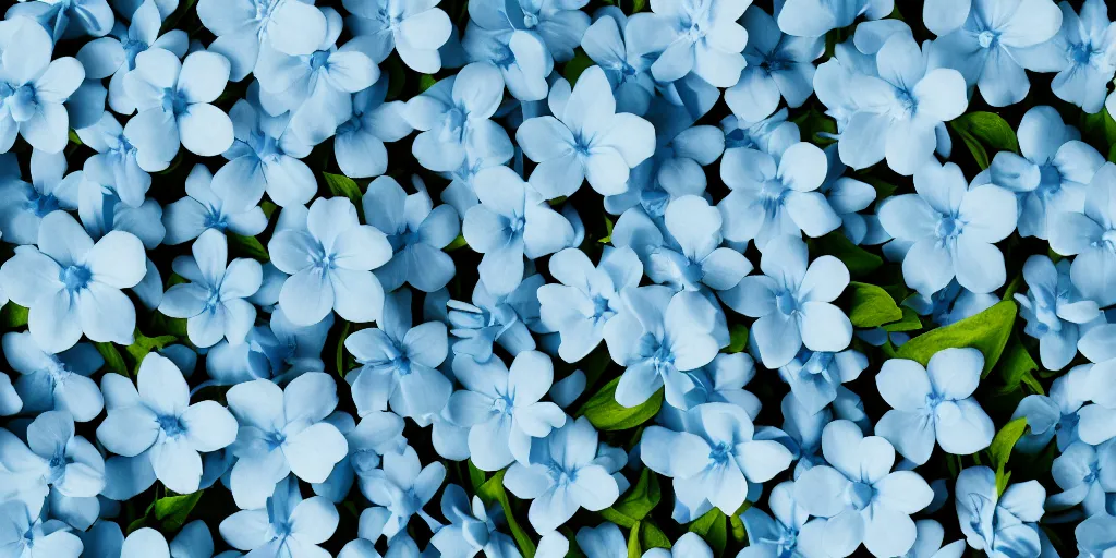 Image similar to minimalistic wallpaper of light blue flowers with white background, matte painting