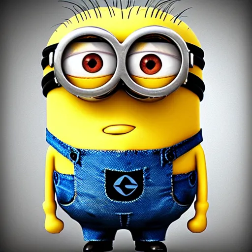 Prompt: a minion photorealistic, photography