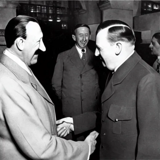 Image similar to walt disney greets hitler