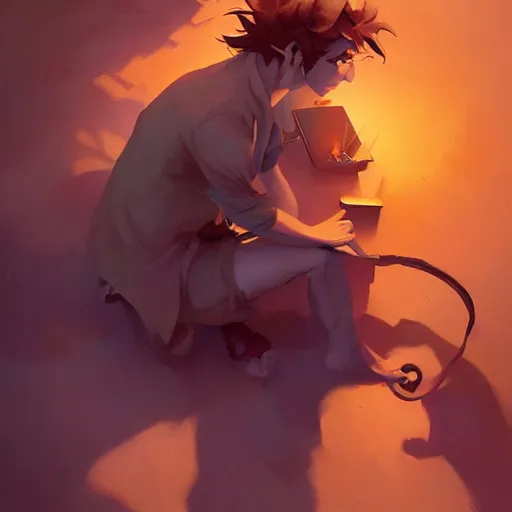 Image similar to sandman from neil gaiman, behance hd by jesper ejsing, by rhads, makoto shinkai and lois van baarle, ilya kuvshinov, rossdraws global illumination