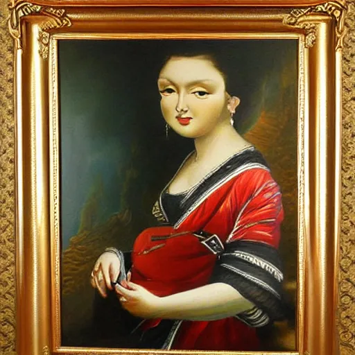 Image similar to oil painting ¥¥¥¥ museum - quality