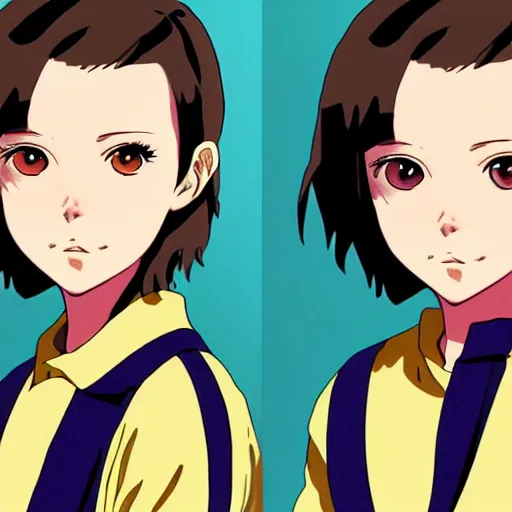 Image similar to anime portrait of millie bobby brown