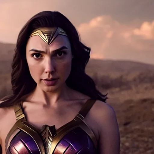 Image similar to gal gadot as thanos