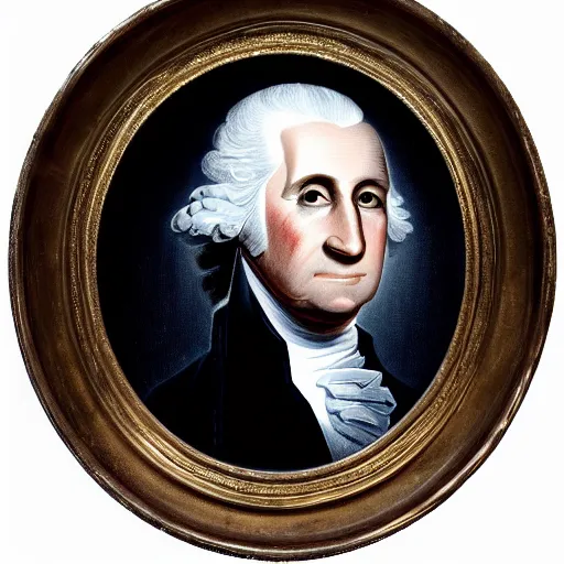 Prompt: Modern Presidential portrait of George Washington in 2022, HD photo