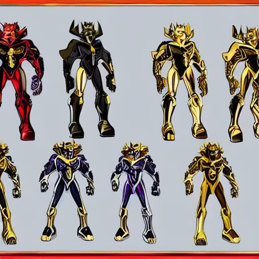 Prompt: a character design sheet of a gold lion Maximals in the style of official tv series beast wars, detailed, 4k