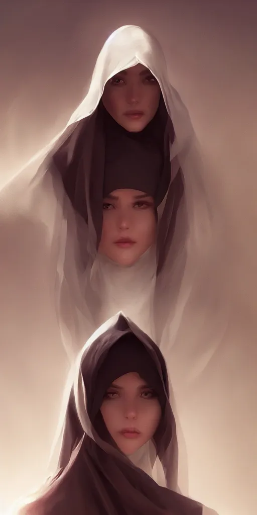 Prompt: forgiveness in veils made by Stanley Artgerm Lau, WLOP, Rossdraws, ArtStation, CGSociety, concept art, cgsociety, octane render, trending on artstation, artstationHD, artstationHQ, unreal engine, 4k, 8k,