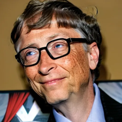 Image similar to bill gates from ben 1 0 as ezio auditore