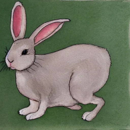 Image similar to a rabbit in the style of ms echer