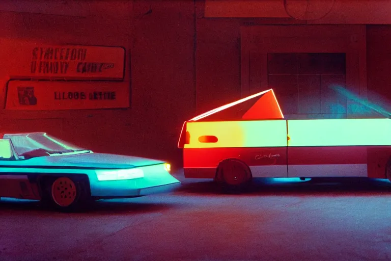 Prompt: designed by bertone stylized poser of a single athon thick neon lights ektachrome photograph volumetric lighting f 8 aperture cinematic eastman 5 3 8 4 film