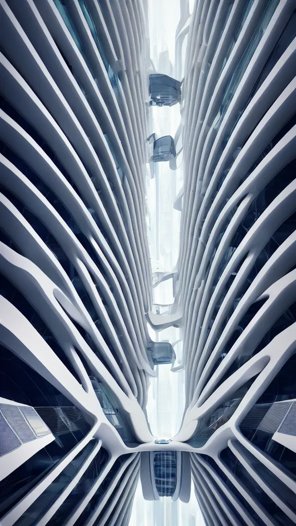 Image similar to the inside of a very tall building, big pods, big windows, octane render, warm colour scheme, white, cyberpunk architecture by zaha hadid, cinematic, scenery, unreal engine, render, cgsociety, modernism, futuristic, artstation, sci - fi, high detail, high quality, close up angle, people walking