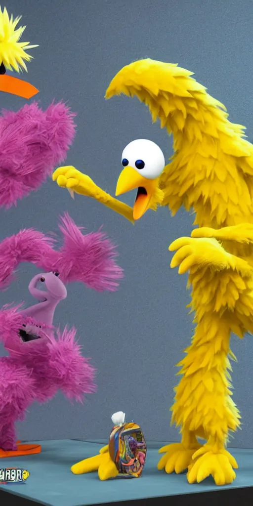 Image similar to “Big Bird from Sesame Street joins Super Smash Bros Ultimate roster as a playable fighter!”