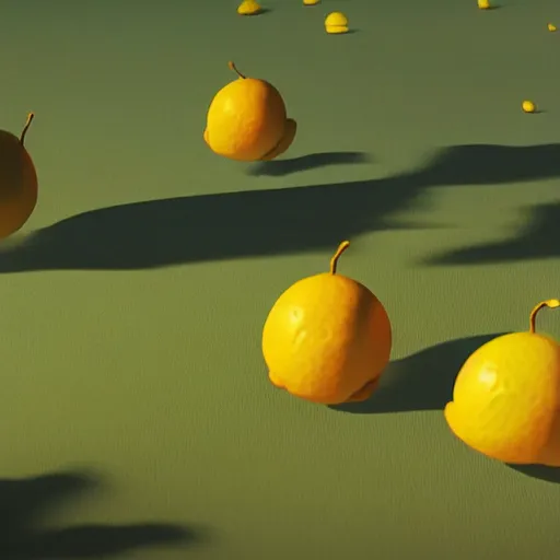 Prompt: a cinematic fill still from a 2022 Pixar movie about anthropomorphic lemons and limes, in the style of Pixar, shallow depth of focus