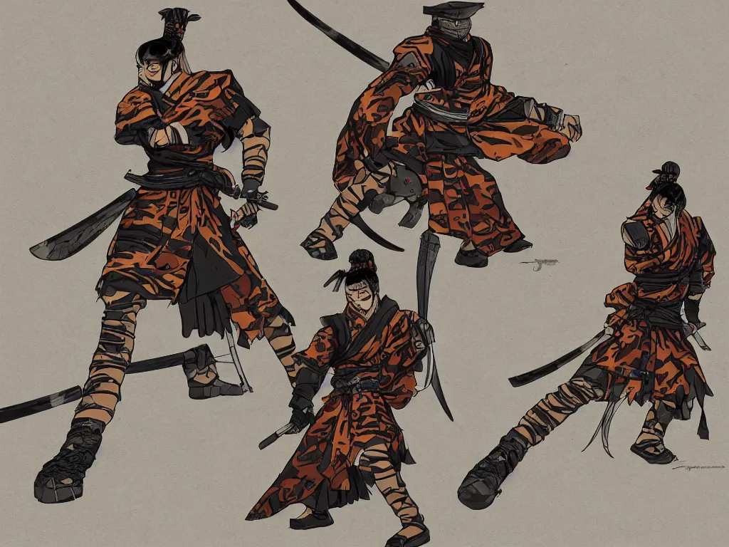 Image similar to echo tiger samurai