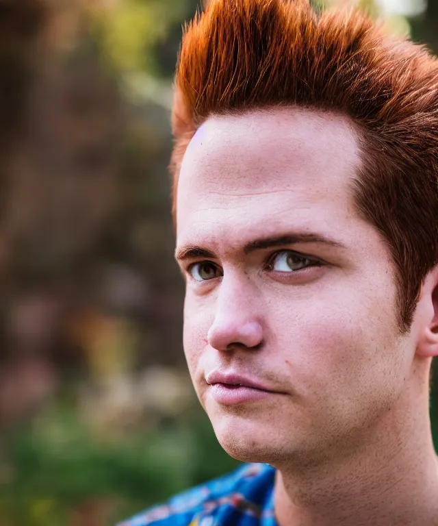 Prompt: portrait photo of jimmy neutron, photograph, 8 5 mm f / 1. 8, real