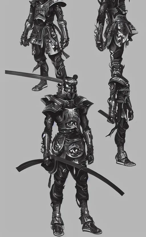 Image similar to a futuristic samurai,highly detailed,trending on ConceptArtWorld