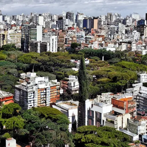 Image similar to ciudad jardin, buenos aires