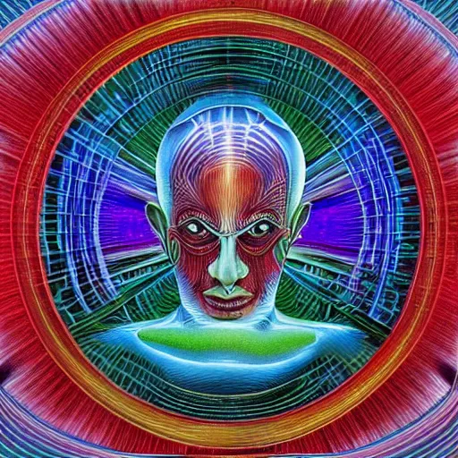 Image similar to Tool Album Art, Alex Grey