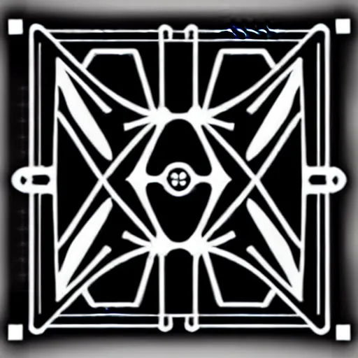 Image similar to black and white sci fi luxury themed svg vector art panel for cnc plasma, laser, stencil, unique art deco circuit board design