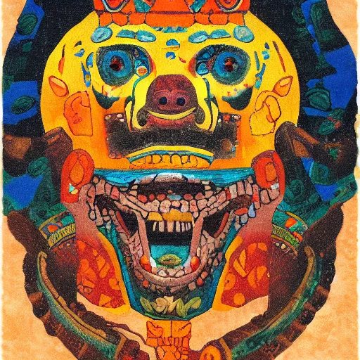 Image similar to portrait of xolotl