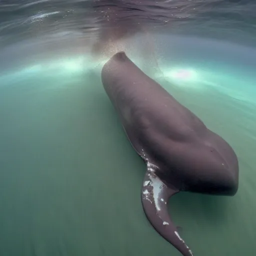 Image similar to real footage of a colossal squid hunting a whale, underwater photography, realistic, 8K, national geographic