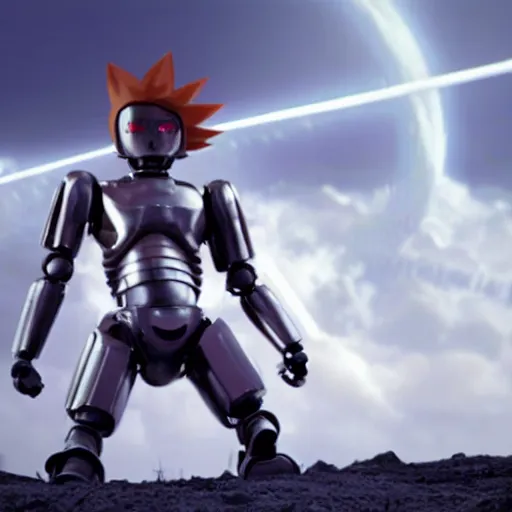 Prompt: movie still of robot naruto, cinematic composition, cinematic light, criterion collection, by alejandro jodorosky