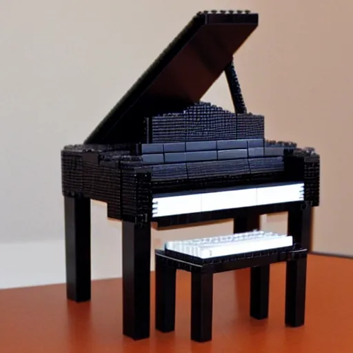 Image similar to a lego piano