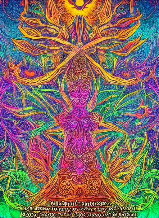 Prompt: ayahuasca visions