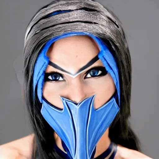 Prompt: female Sub Zero from Mortal Kombat