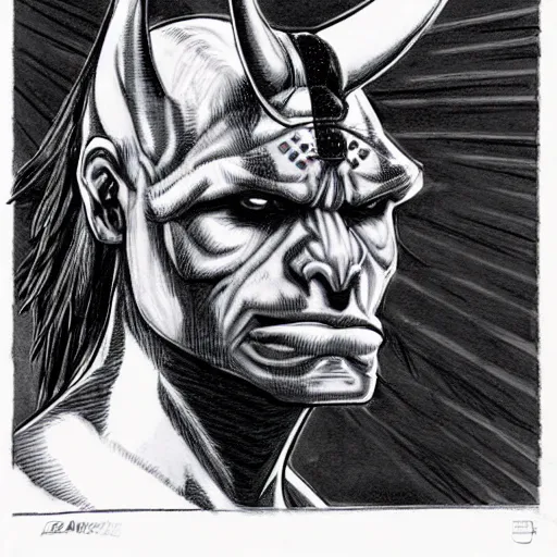 Image similar to portrait of Anubis, angry, in Travis Charest style