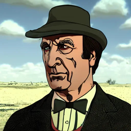 Image similar to saul goodman from rusty lake : roots ( 2 0 1 6 videogame ), very detailed face,