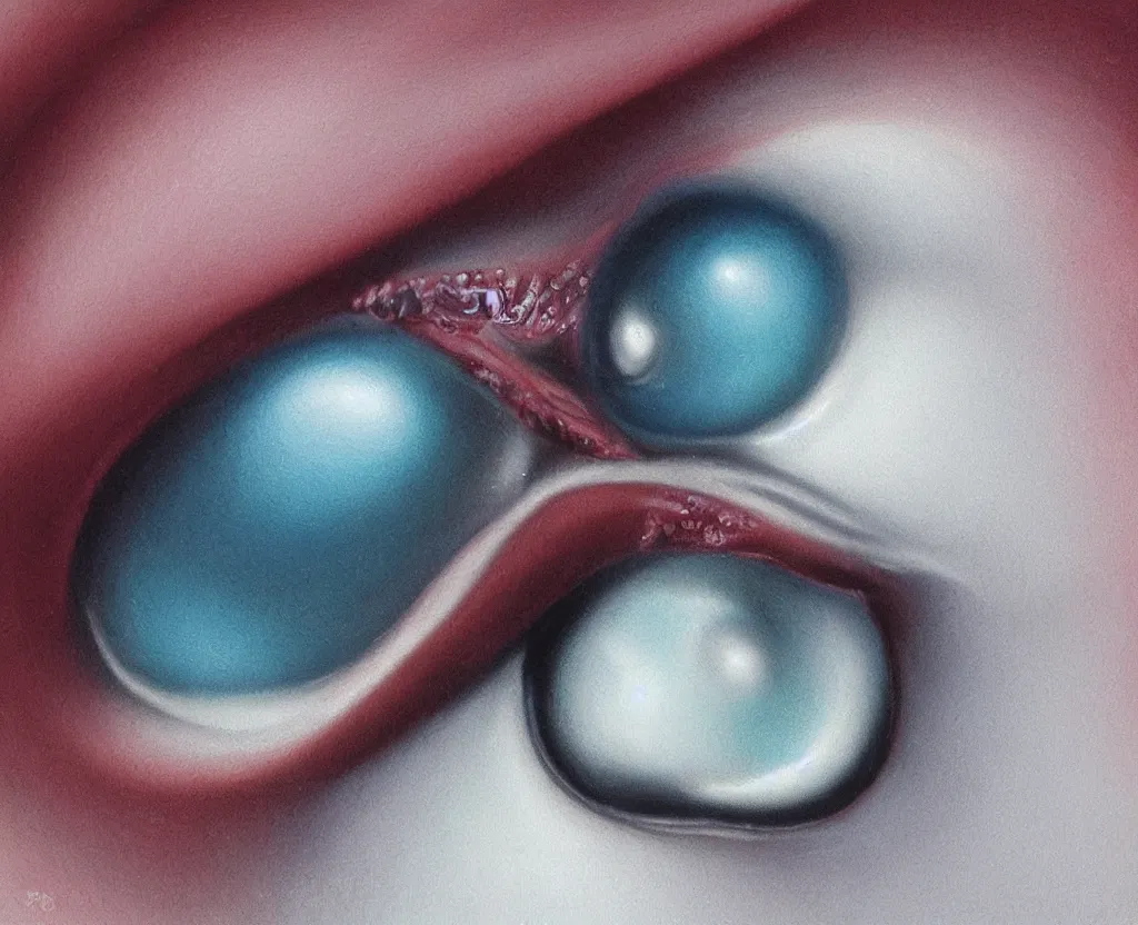 Image similar to realistic and detailed soft airbrush of a glossy water drop dripping on a white background, inspired by 8 0's airbrush illustrations, art by pater sato