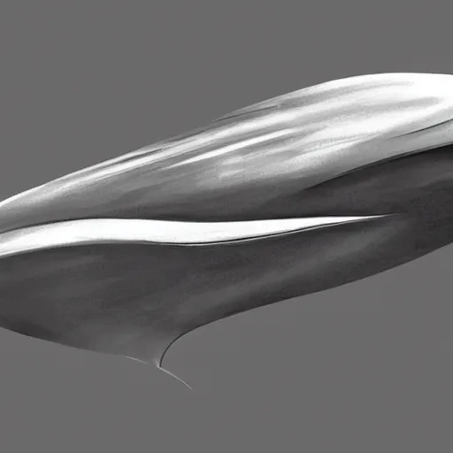 Prompt: zaha hadid illustration of a shark, Alien mouth