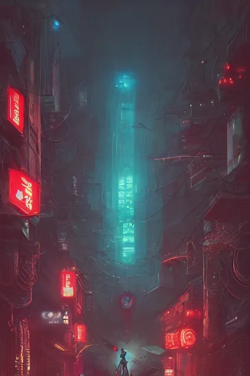 Image similar to rainy tokyo streets at night in the year 2049, cyberpunk concept art by pete mohrbacher and seb mckinnon and beksinski and josan gonzales, digital art, highly detailed, intricate, sci-fi, sharp focus, Trending on Artstation HQ, deviantart, unreal engine 5, 4K UHD image