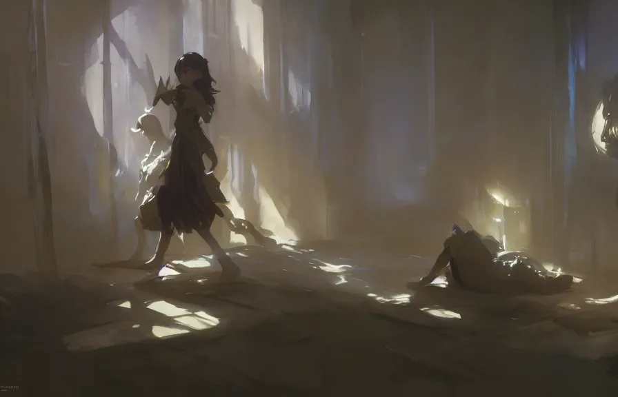 Image similar to greg manchess concept art of a the sleep paralysis dimension, key visual, ambient lighting, highly detailed, digital painting, artstation, concept art, sharp focus, by makoto shinkai and akihiko yoshida and hidari and wlop and greg rutkowski